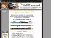 Desktop Screenshot of espanol.worldflash.com